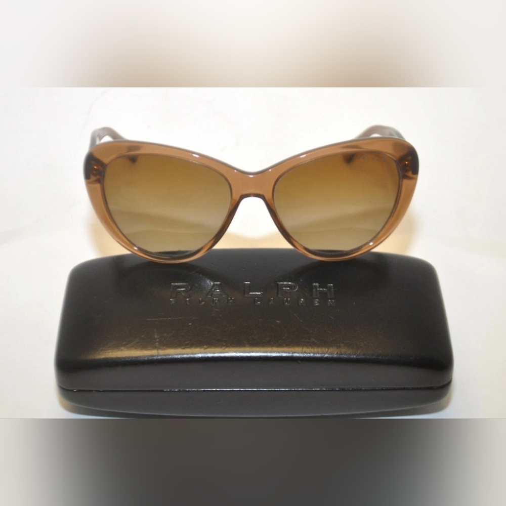 Ralph Lauren RA-5189 "RALPH" Cat Eye Beige Polarized Sunglasses 56-16-135